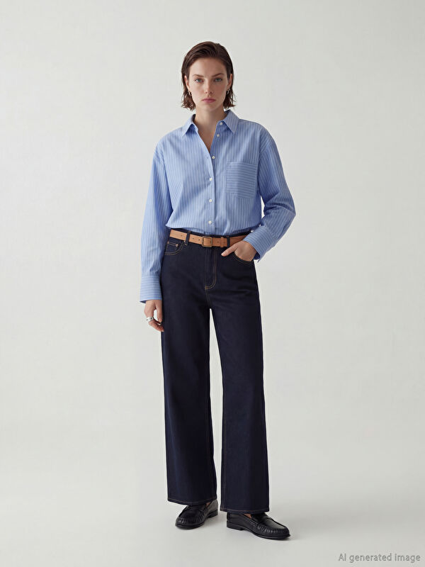 LCW Jeans Žena INDIGO Traperice