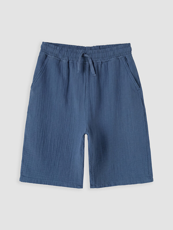 LCW Kids Regular Fit Müslin Erkek Çocuk Şort