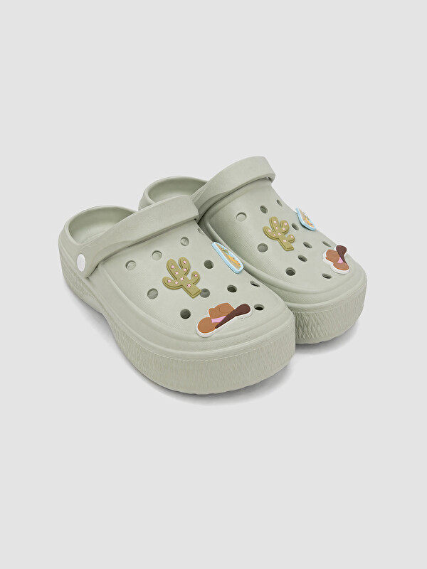 LCW STEPS Woman Green Clogs
