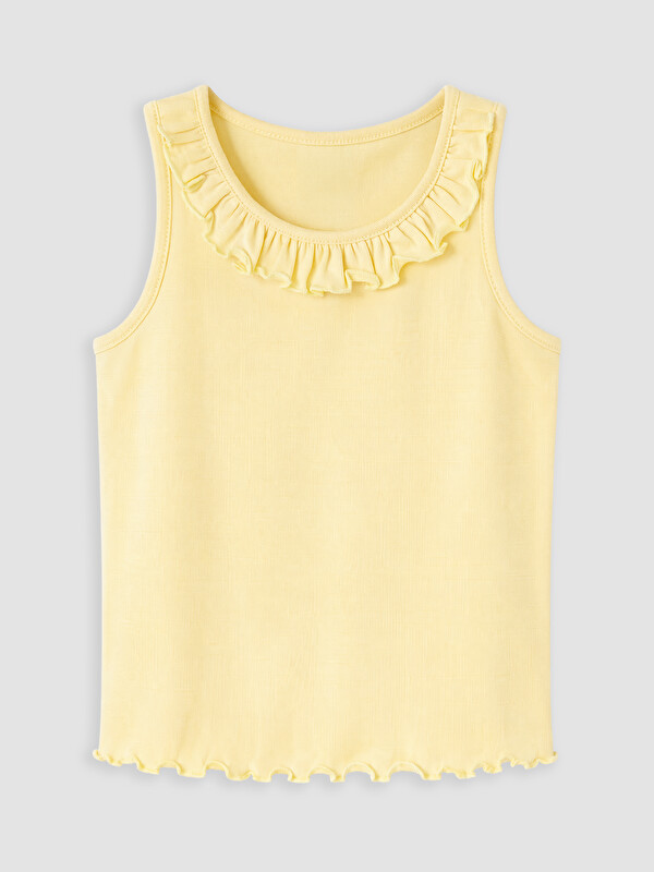 LCW Kids Girl Yellow Tank Top