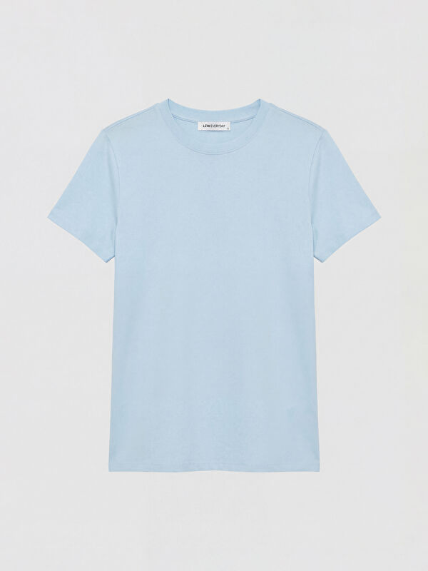 LCWAIKIKI Basic Rundhalsausschnitt Kurzarm Damen Body