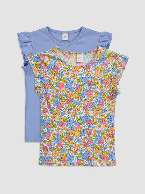 LCW baby Floral Printed Girls' Tank Top 2 Pack
