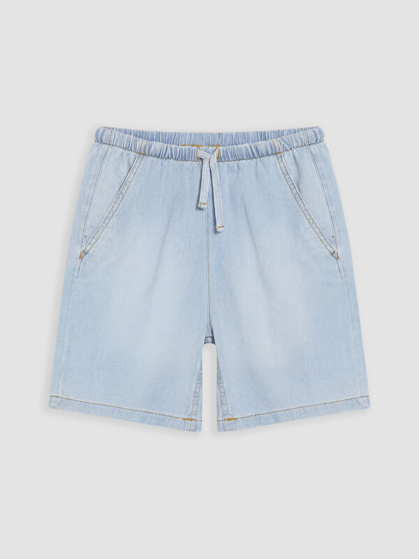 LCW Kids Girl Blue Denim Shorts