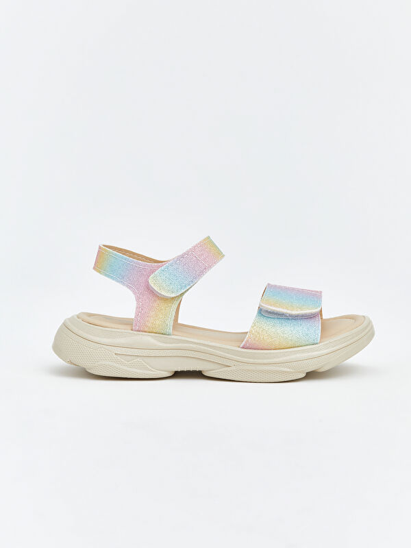 Lcw Steps Karışık Lcw Steps Cirt Cırtlı Kız Çocuk Sandalet