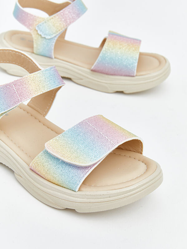 Lcw Steps Karışık Lcw Steps Cirt Cırtlı Kız Çocuk Sandalet