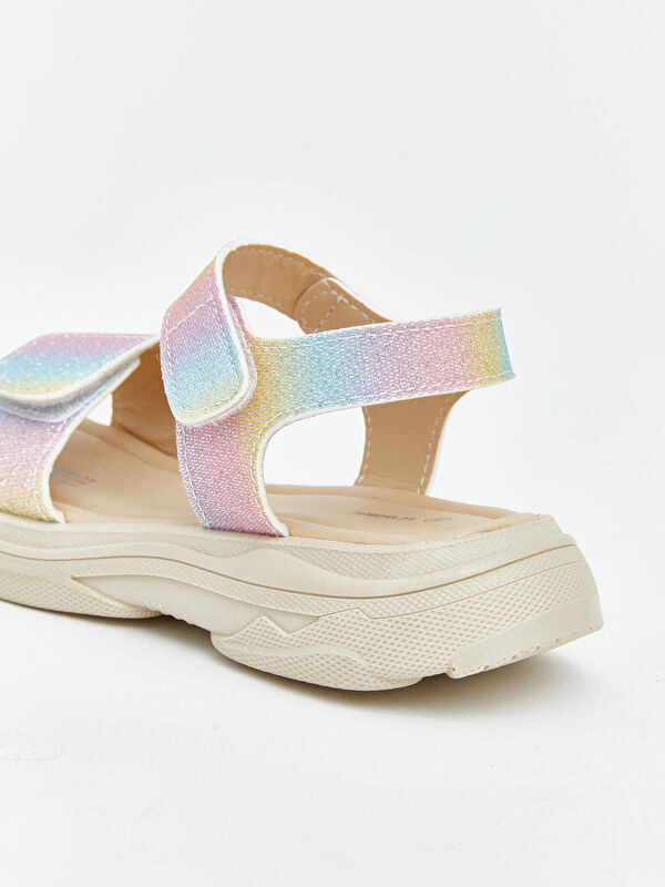 Lcw Steps Karışık Lcw Steps Cirt Cırtlı Kız Çocuk Sandalet