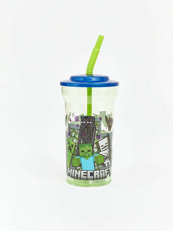 LCW HOME Verre à soda imprimé Minecraft avec paille