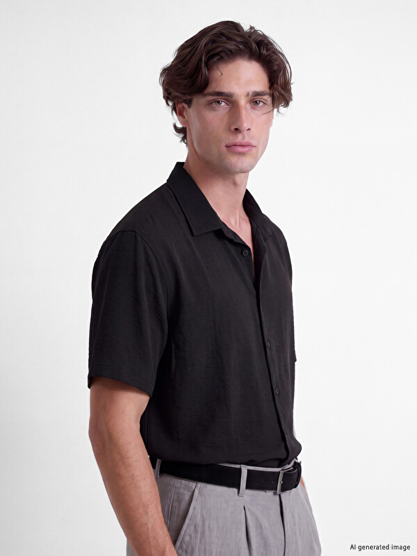 LCW Vision Regular Fit Armürlü Erkek Gömlek