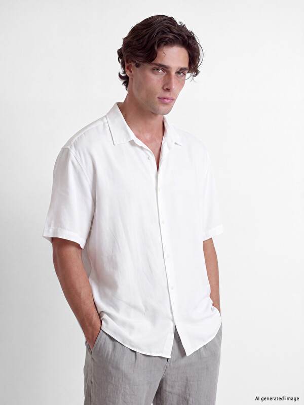 LCW Vision Regular Fit Armürlü Erkek Gömlek