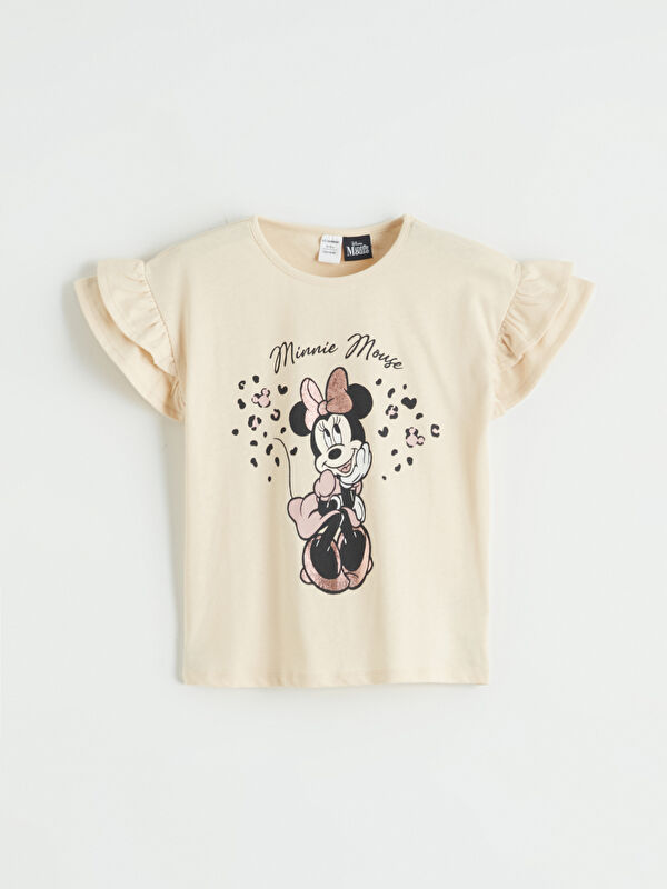 LCW Kids Girl BEIGE T-Shirt