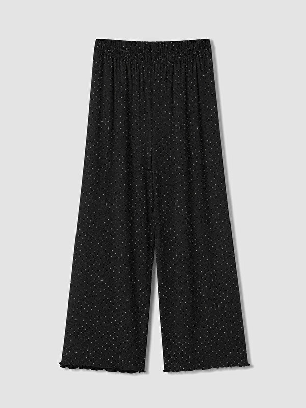 LCW DREAM Puantiyeli Geniş Paça Kadın Pijama Alt