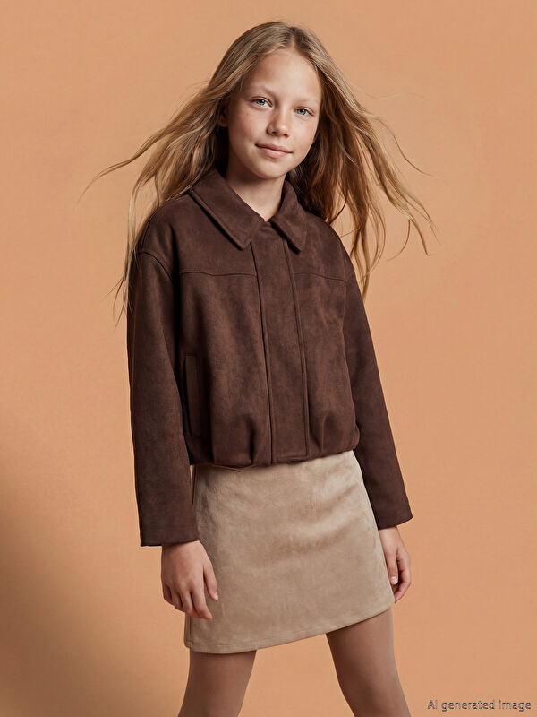 LCW Kids გოგონა ყავისფერი ჟაკეტი