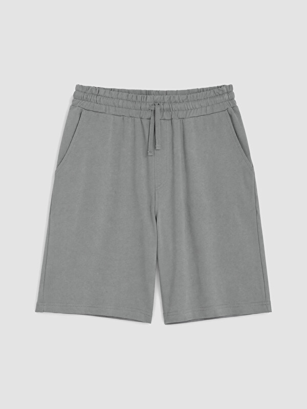 LCWAIKIKI Classic Man Grey Shorts