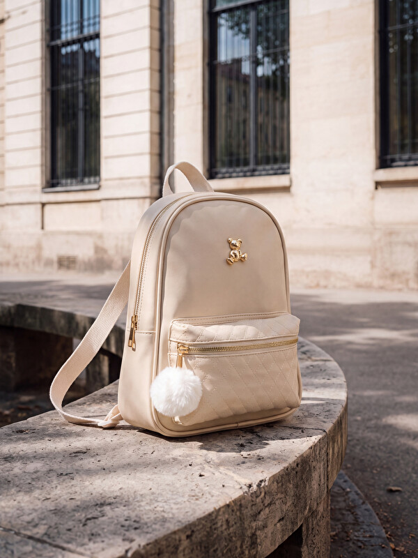 LCW ACCESSORIES Faux Leather Girls' Backpack