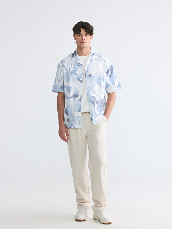 XSIDE Regular Fit Men's Textured Trousers