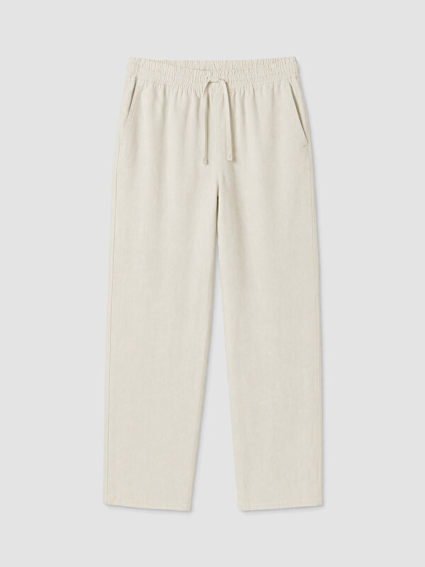 XSIDE Loose Fit Keten Görünümlü Erkek Pantolon