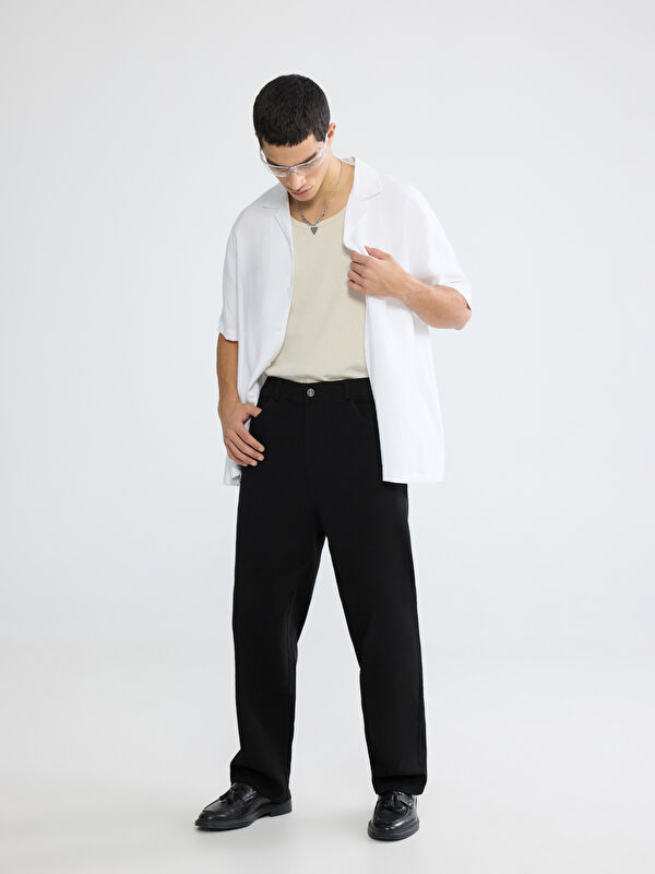 XSIDE Pantalon NOIR Homme