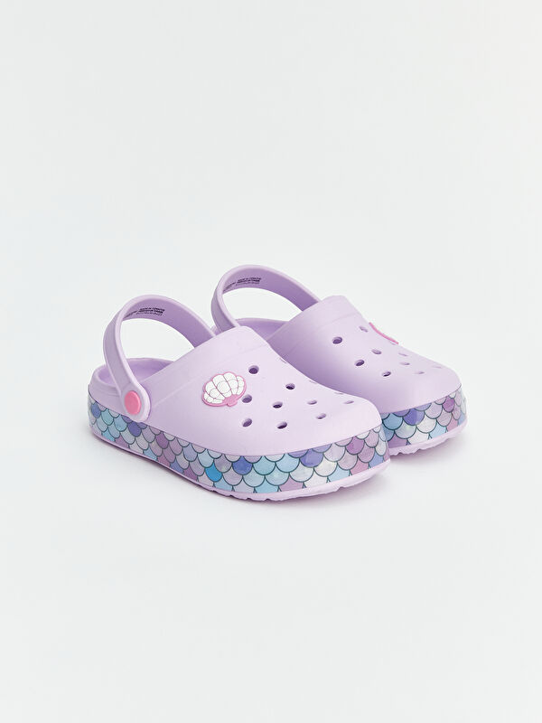 LCW STEPS Baskılı Kız Bebek Plaj Sandaleti