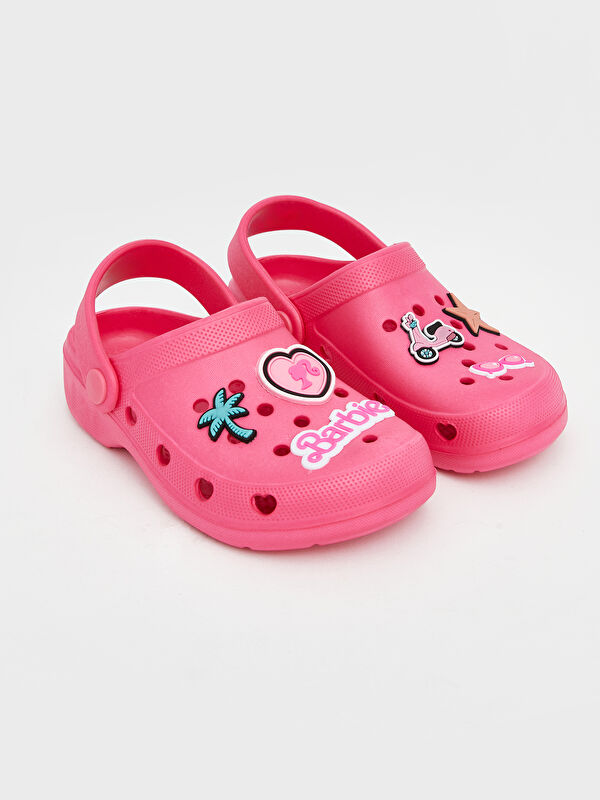 LCW STEPS Barbie Lisanslı Kız Bebek Plaj Terliği