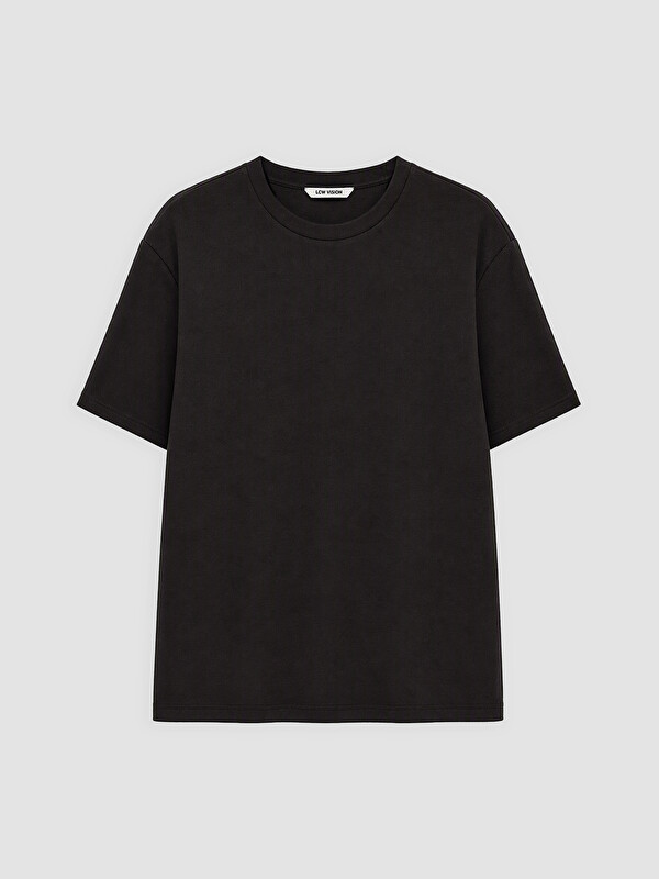 LCW Vision Mashkull Ngjyre Kafe T-shirt