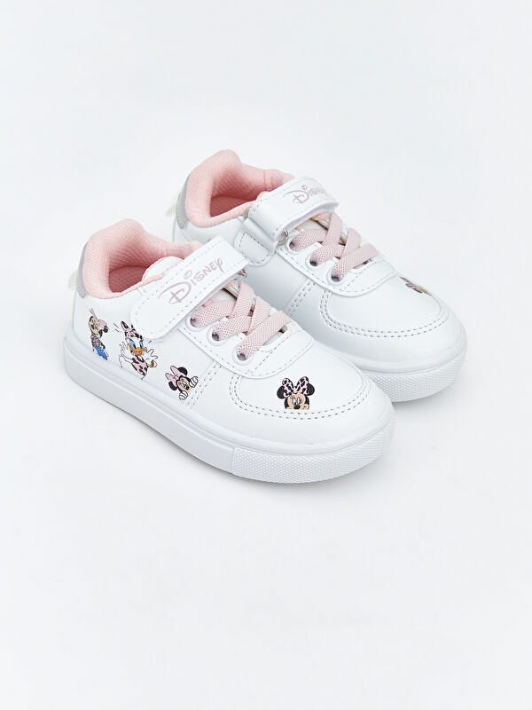 LCW STEPS Minnie Mouse Baskılı Kız Bebek Spor Ayakkabı