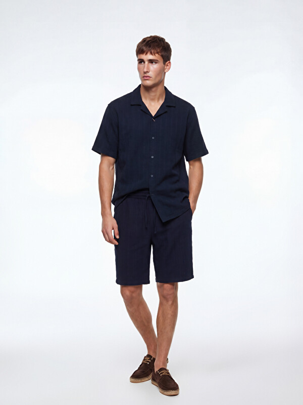 LCW Vision Regular Fit Dobby Men's Shorts