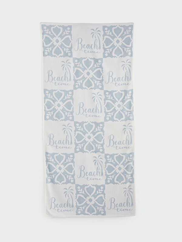 LCW ACCESSORIES Kareli Desenli Kadın Plaj Havlusu 70x150 cm