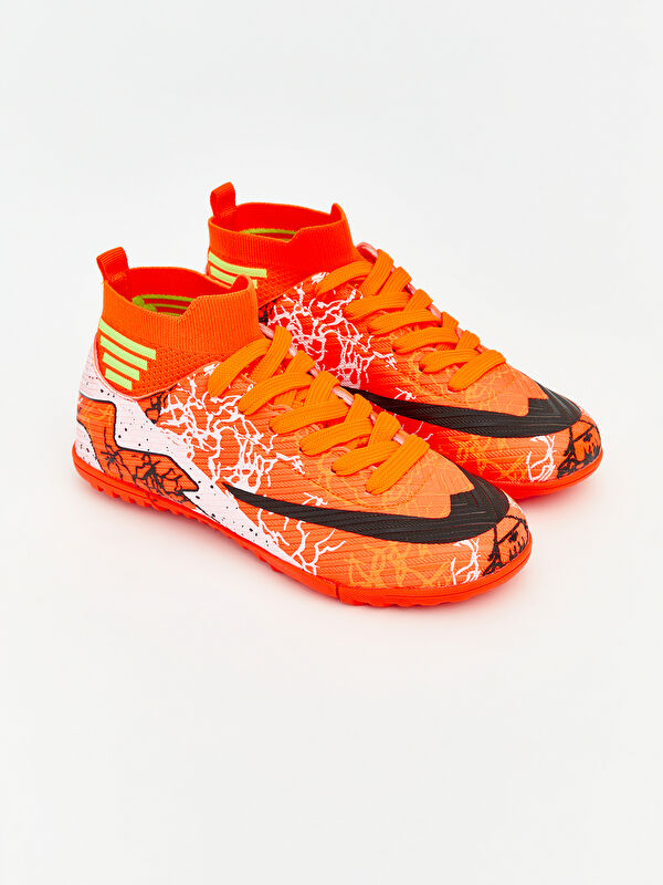 LCW STEPS Printed Boys' Turf Soccer Shoes