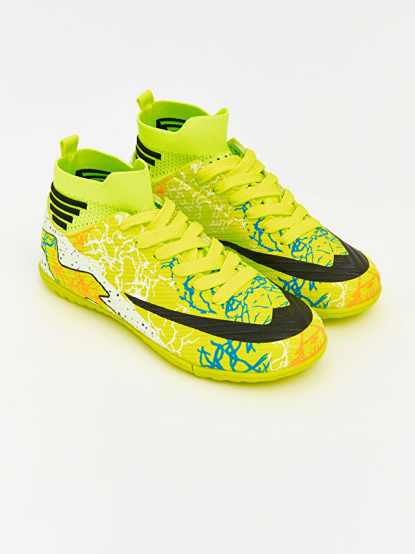 LCW STEPS Printed Boys' Turf Soccer Shoes