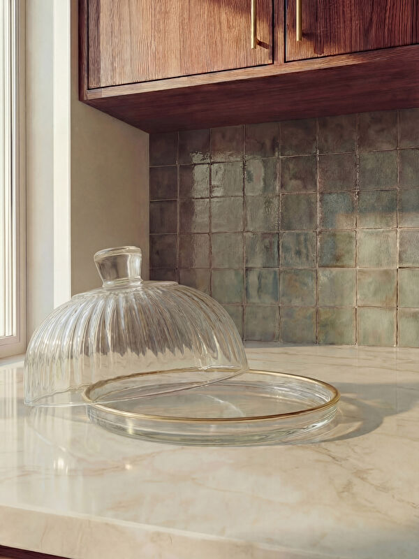 LCW HOME Стеклянная конфетница с крышкой