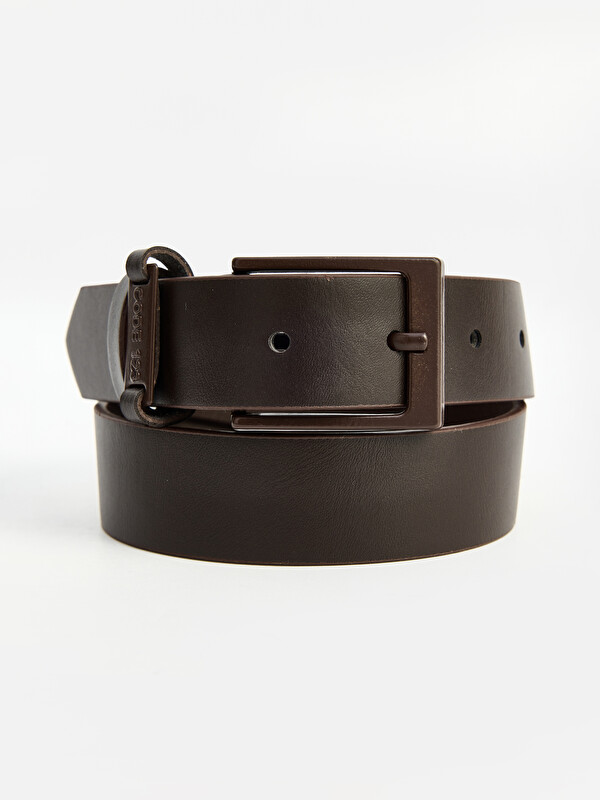 LCW ACCESSORIES Faux Leather Men's Belt