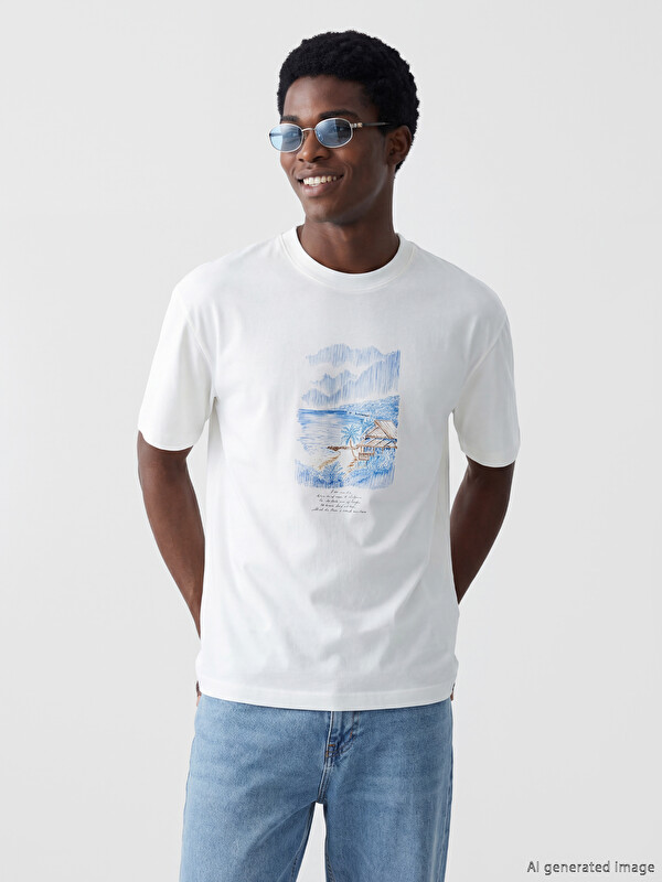 XSIDE Crew Neck Jersey Men's T-Shirt