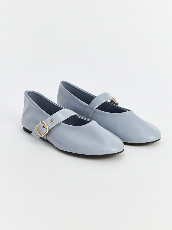 LCW STEPS Faux Leather Women's Ballet Flats