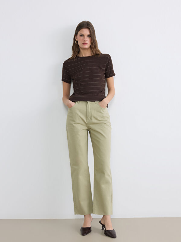 LCW ECO Regular Fit Kadın Gabardin Pantolon