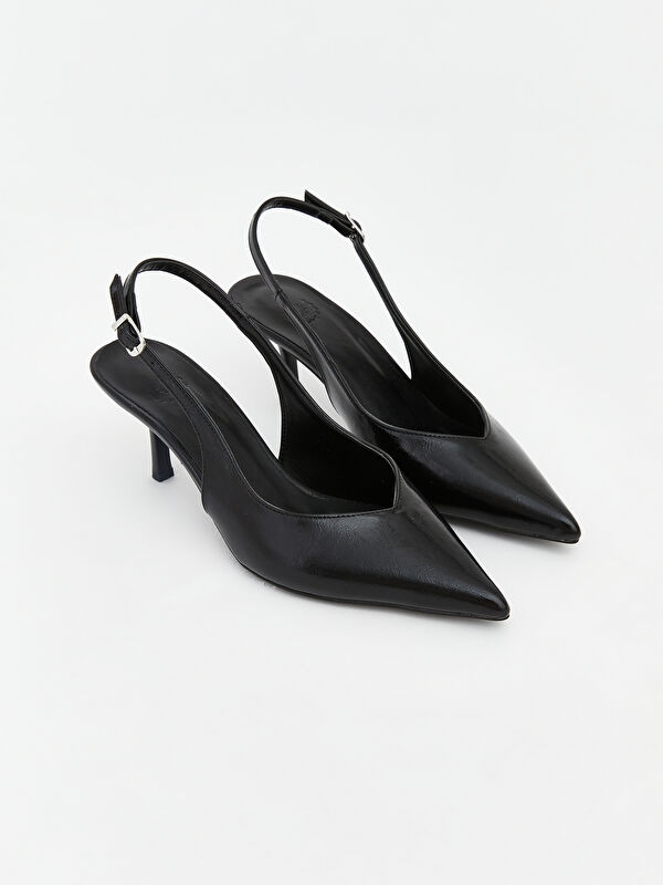 Lcw Steps Kahverengi Lcw Steps Sivri Burun Kadın Topuklu Ayakkabı