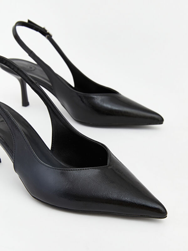 Lcw Steps Kahverengi Lcw Steps Sivri Burun Kadın Topuklu Ayakkabı