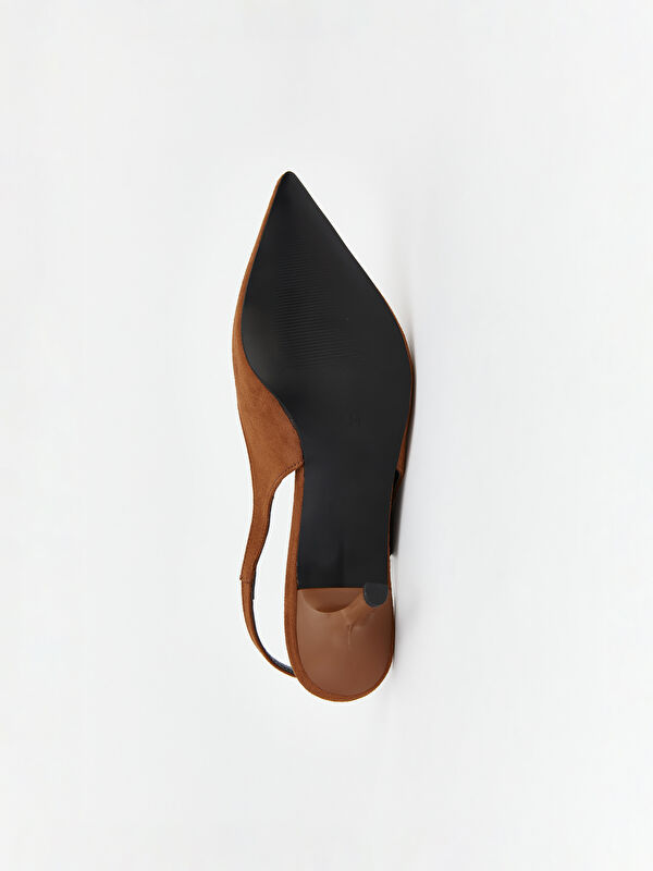 Lcw Steps Kahverengi Lcw Steps Sivri Burun Kadın Topuklu Ayakkabı