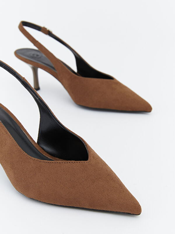 Sivri Burun Kadın Topuklu Ayakkabı - Görsel 4