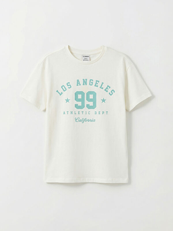 LCW Kids Los Angeles Printed Girls' T-Shirt