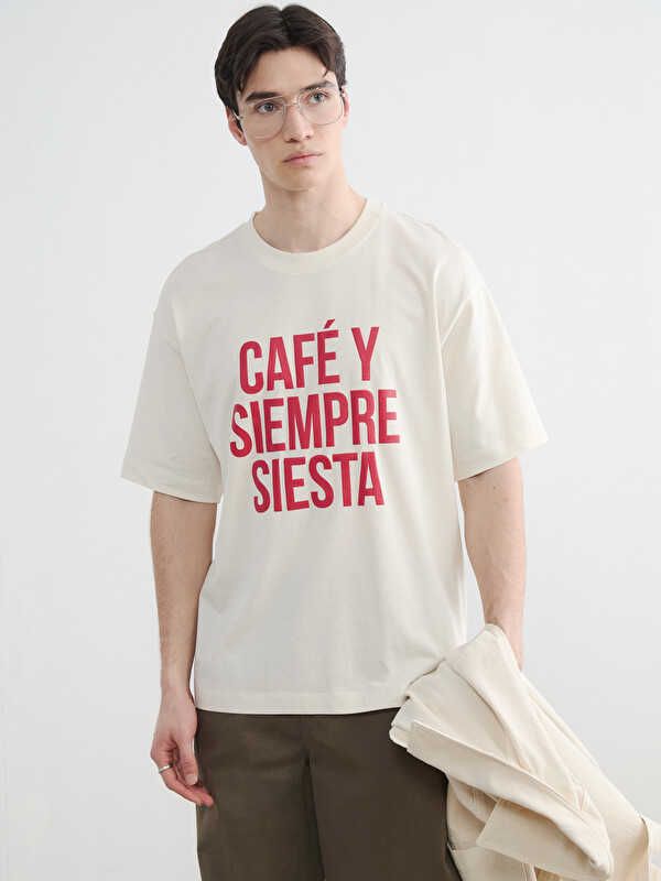 XSIDE Crew Neck Printed Men's T-Shirt