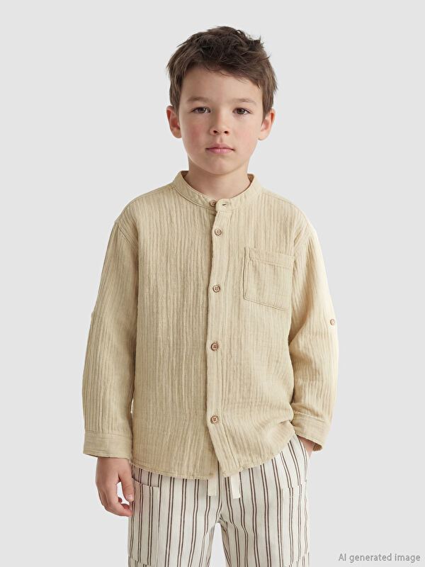 LCW Kids Hakim Yaka Erkek Çocuk Gömlek