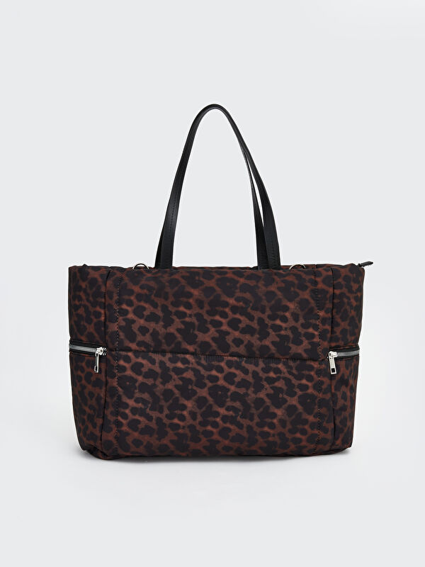 LCW ACCESSORIES Leopar Desenli Kadın Omuz Çantası