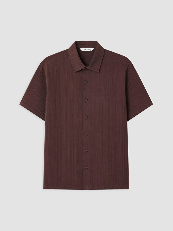 LCW Vision Regular Fit Çizgili Erkek Gömlek