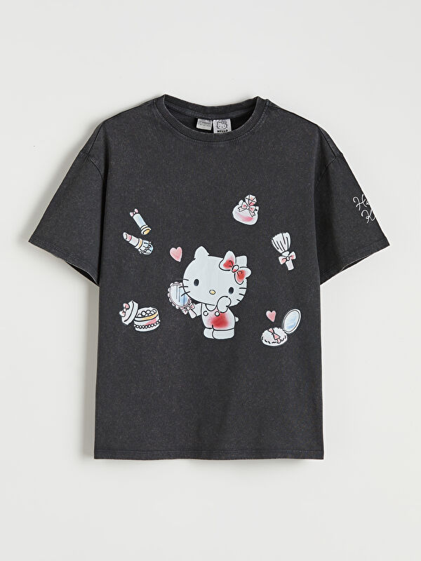 LCW Kids қыздарға арналған hello kitty принтті футболка