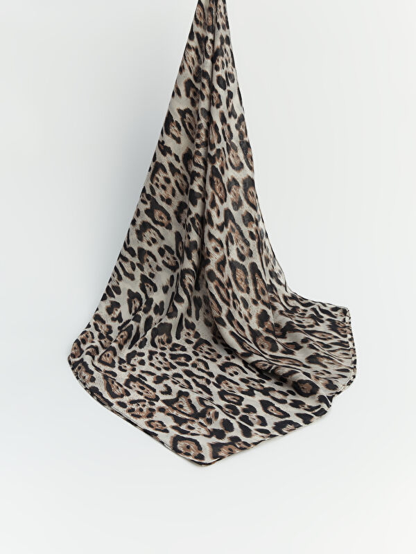 LCW ACCESSORIES Leopard Print Women's Scarf