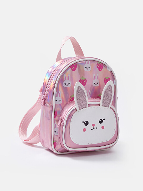 LCW ACCESSORIES Tavşan Baskılı Kız  Çocuk Sırt Çantası