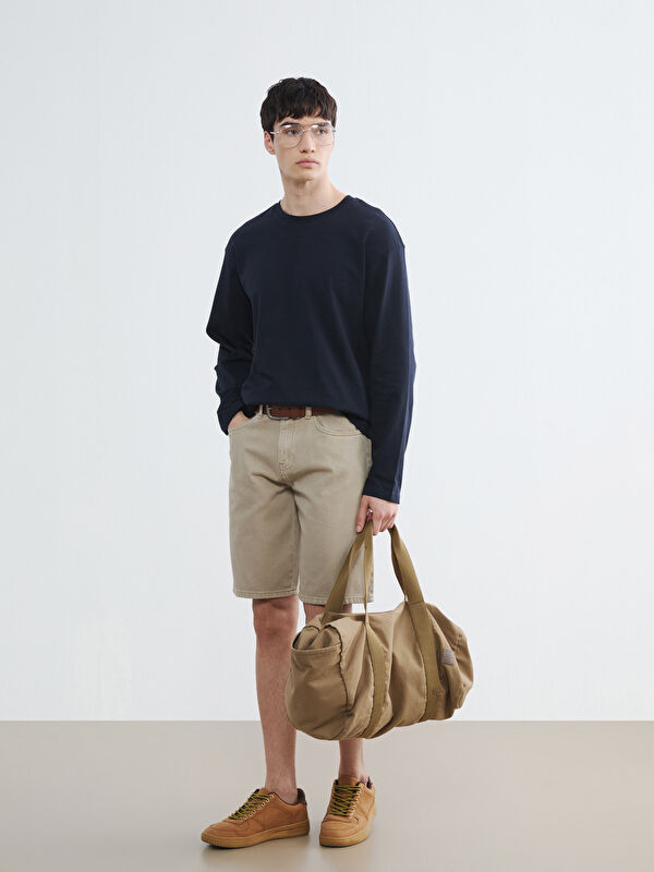 LCW Jeans Man GREEN Denim Shorts