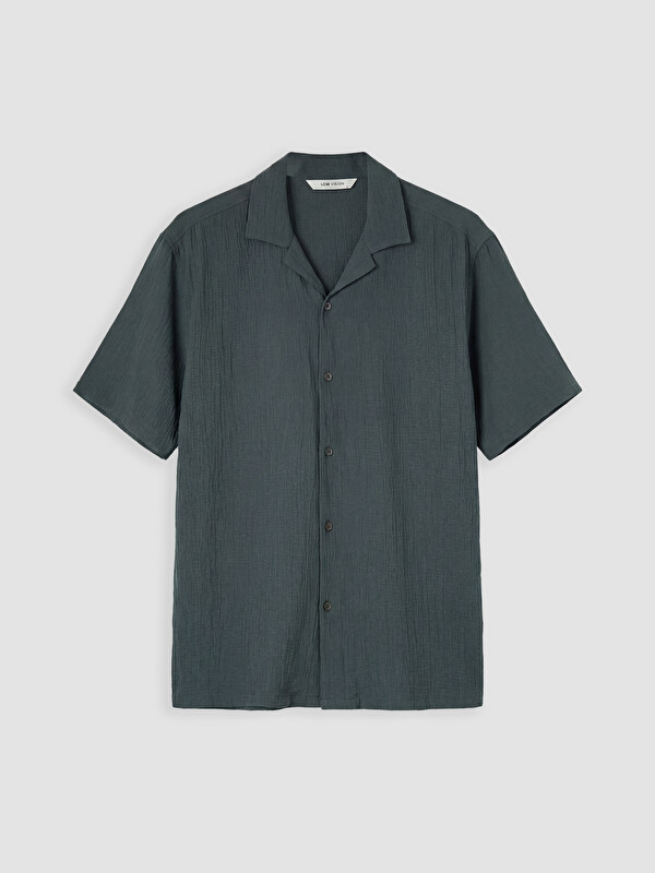 LCW Vision Regular Fit Krinkle Erkek Gömlek