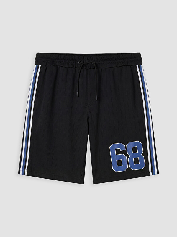 XSIDE Şeritli Loose Fit Erkek Şort