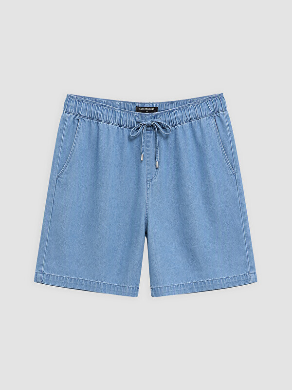 LCW Comfort Woman Indigo Denim Shorts